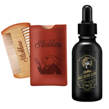 Load image into Gallery viewer, Gentleman's Beard Bundle: Comb &amp; Magic elixir - Slickhare
